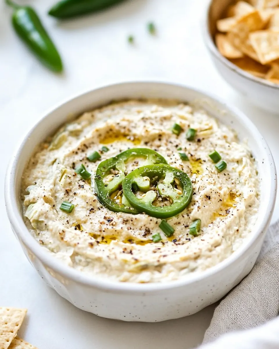 Easy Jalapeno Artichoke Dip Recipe dish photo
