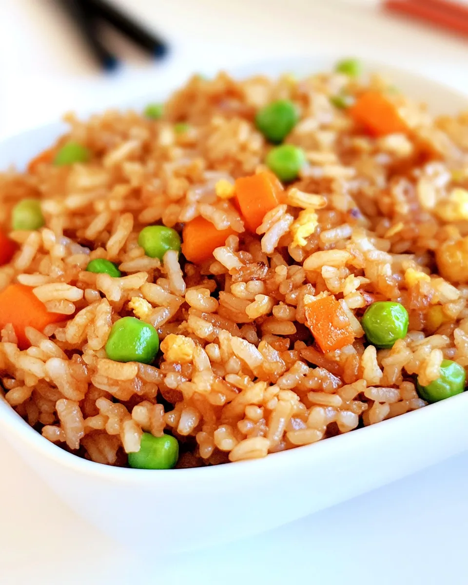 Delicious Jasmine Fried Rice plate image