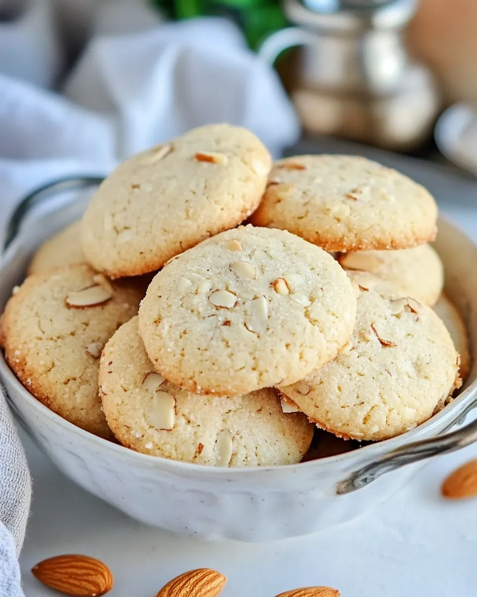 Easy Keebler Almond Shortbread Cookies image