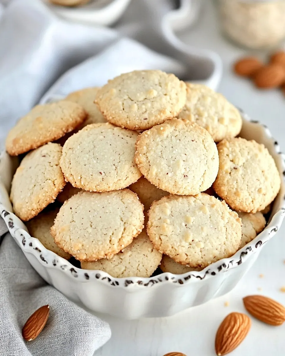 Homemade Keebler Almond Shortbread Cookies dish photo