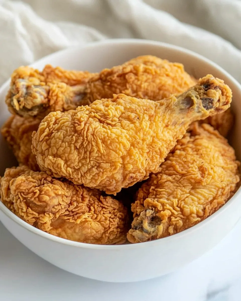 Delicious Kentucky Fried Chicken food shot