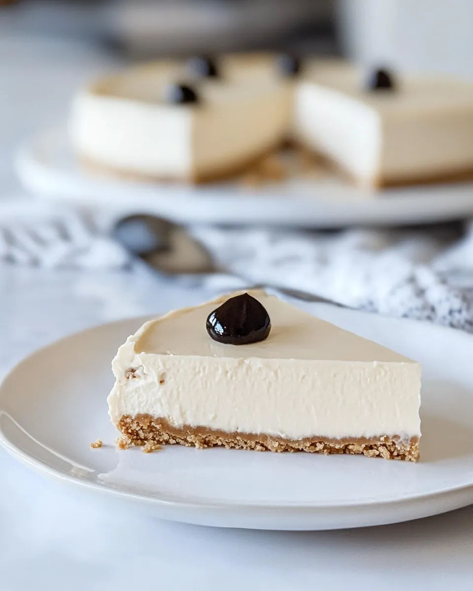 Easy Keto Cheesecake (Dairy-Free) food shot