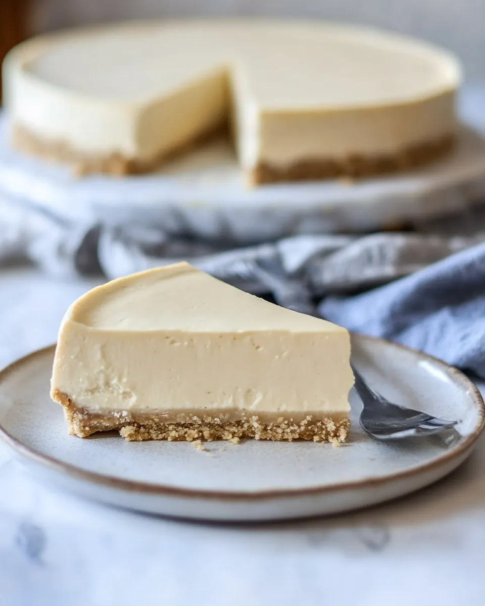 Delicious Keto Cheesecake (Dairy-Free) plate image