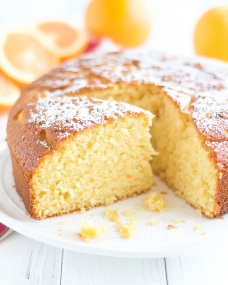 Classic Keto Orange Cake (Almond Flour) dish photo