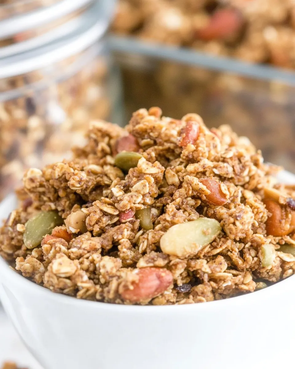 Easy Keto Peanut Butter Granola recipe photo