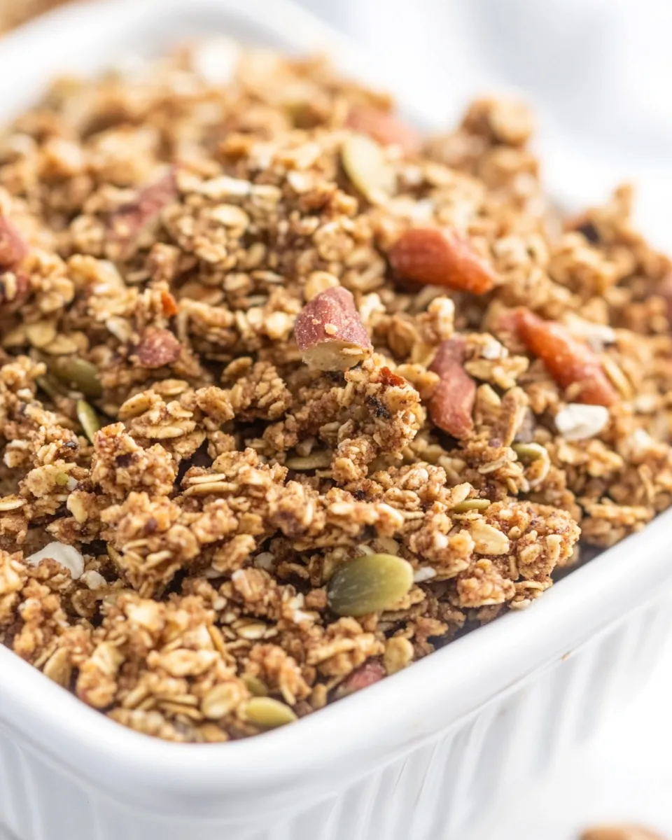 Delicious Keto Peanut Butter Granola shot