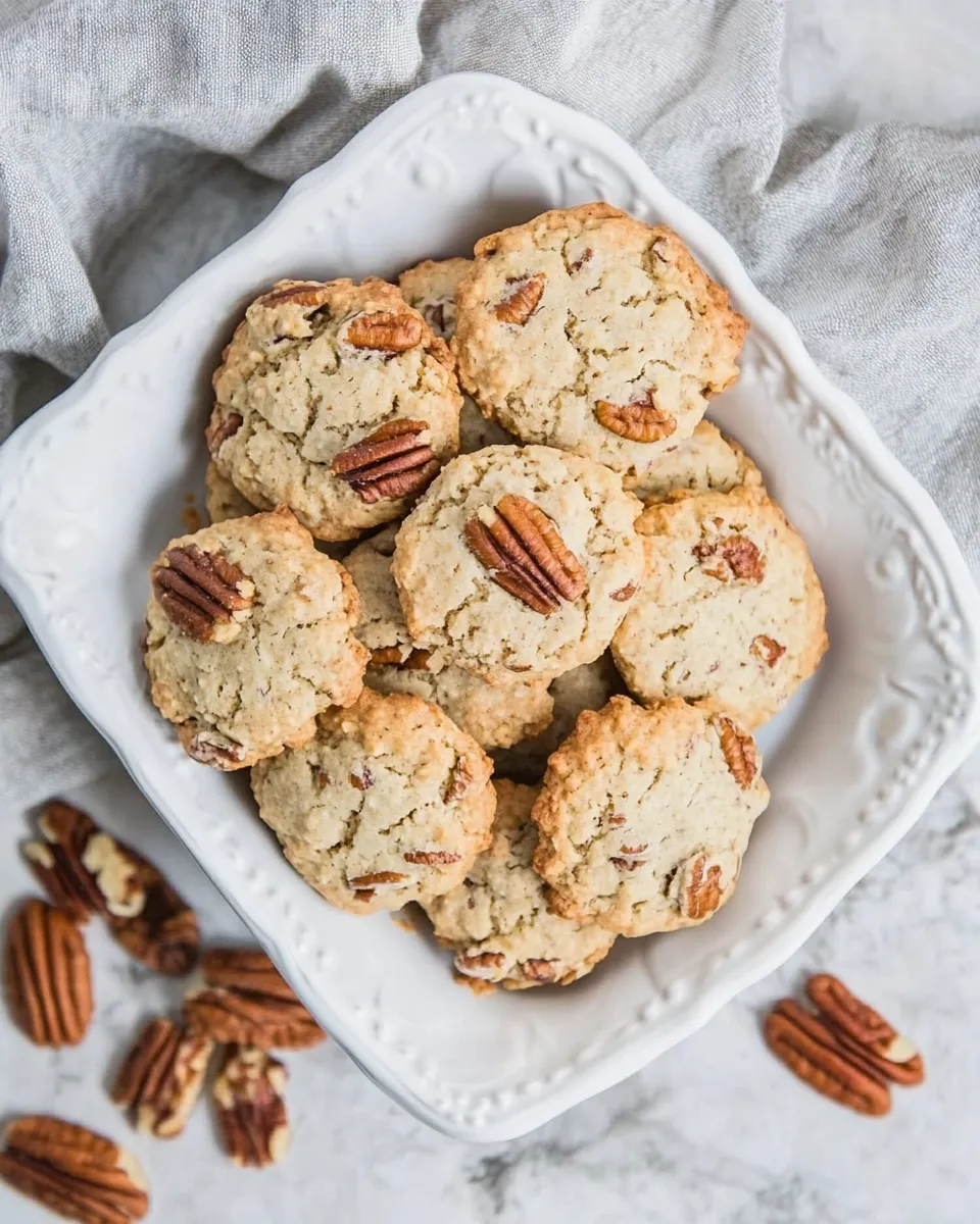 Homemade Keto Pecan Shortbread Cookies photo