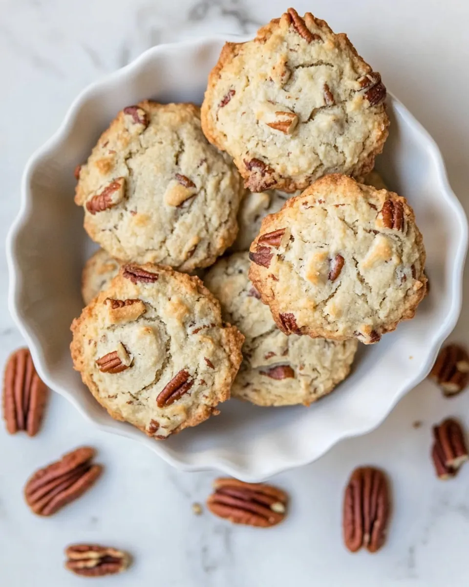 Easy Keto Pecan Shortbread Cookies recipe photo