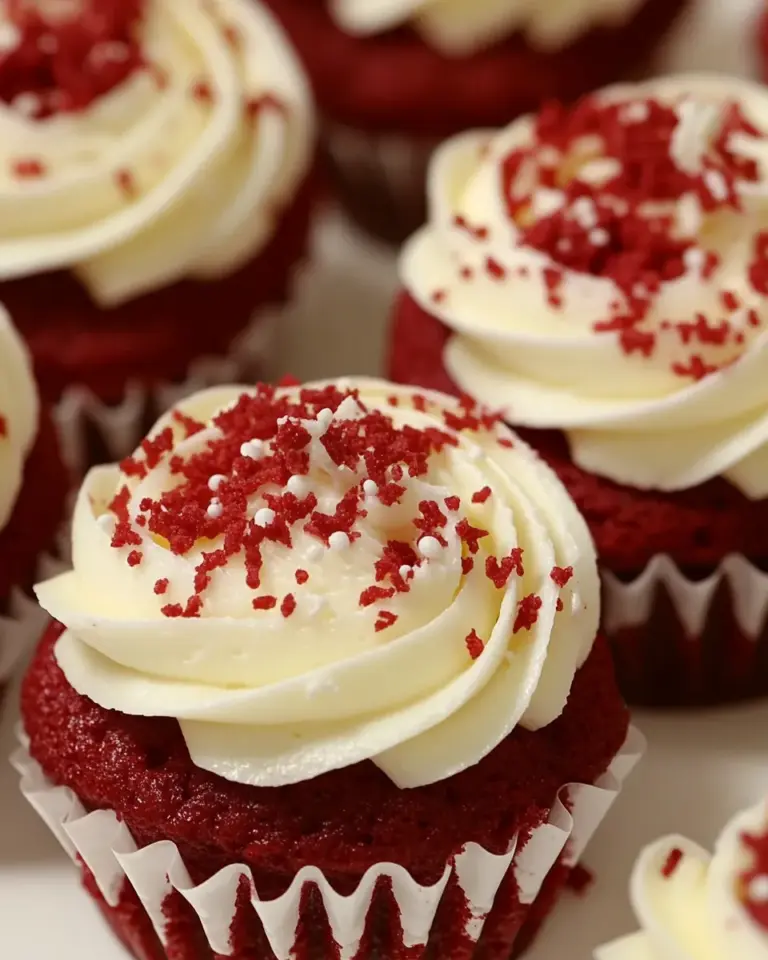 Homemade Keto Red Velvet Cupcakes photo