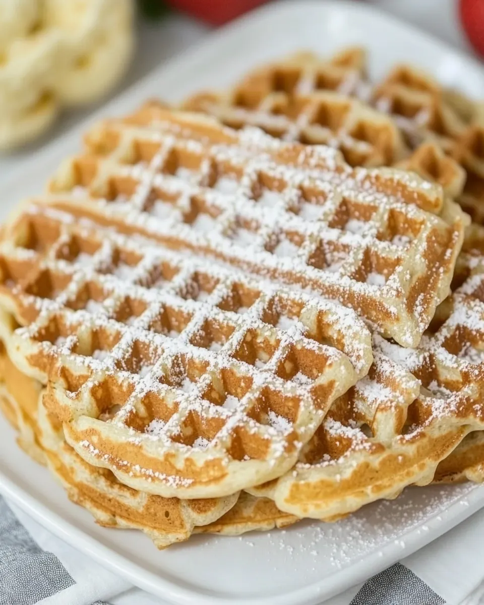 Easy Keto Waffles recipe image
