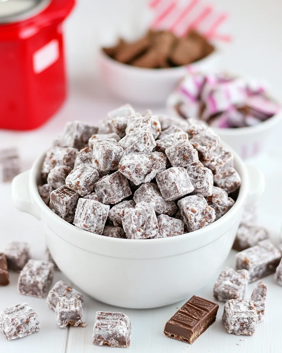 Delicious Kit Kat Muddy Buddies shot