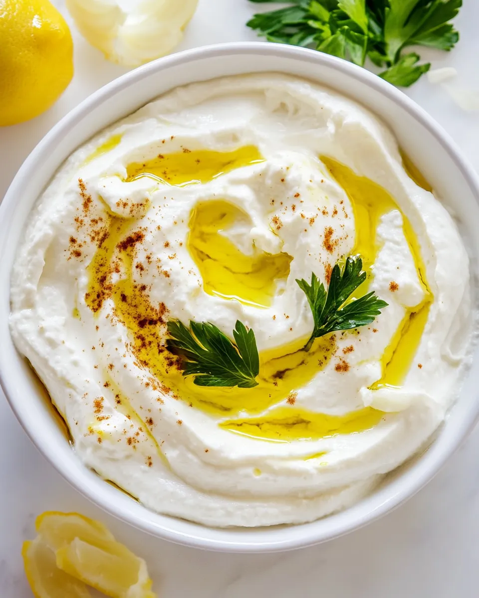 Delicious Lebanese Garlic Sauce dish photo