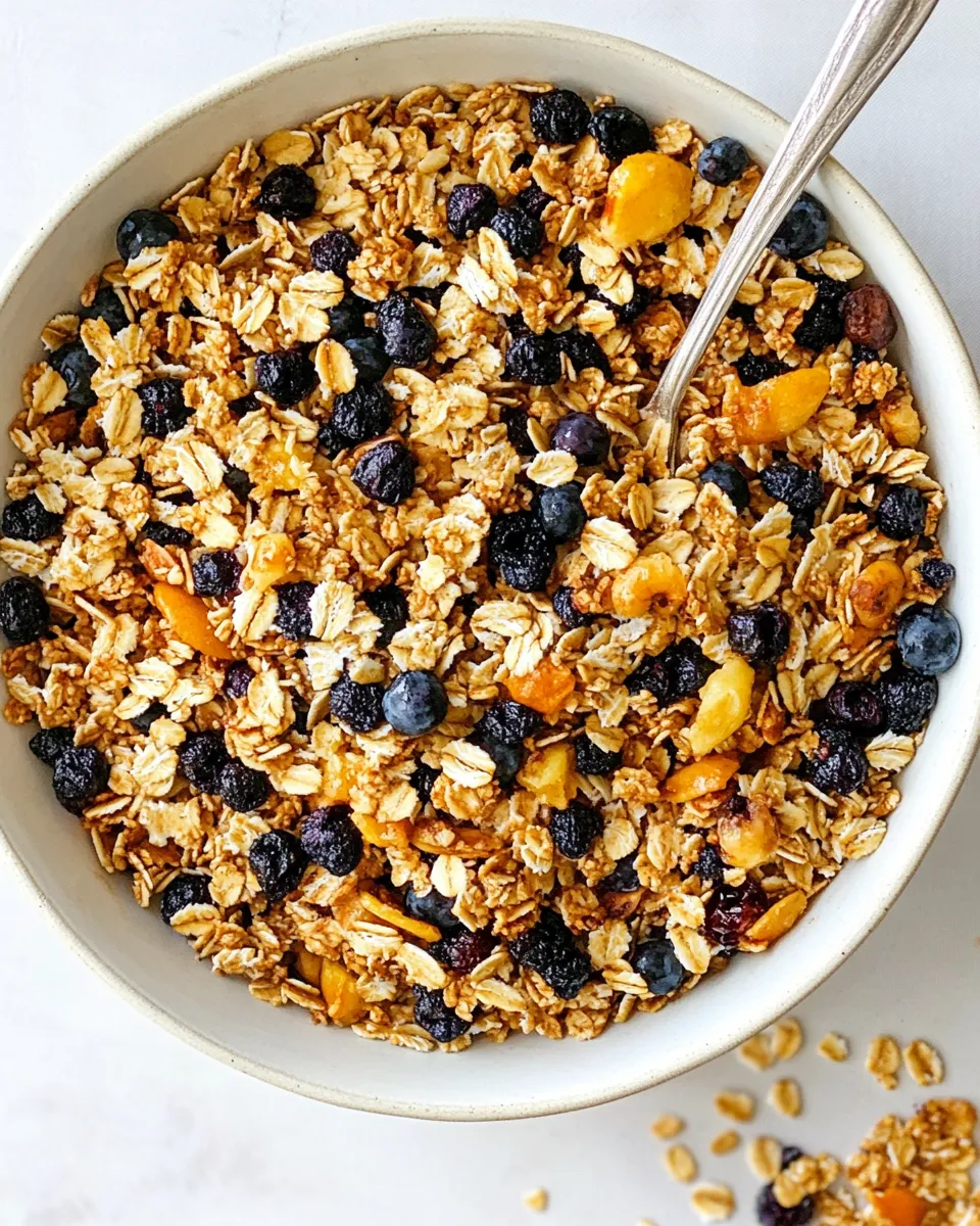 Homemade Lemon Blueberry Granola photo