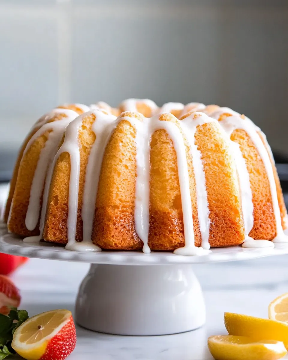 Delicious Lemon Bundt Cake Recipe recipe image