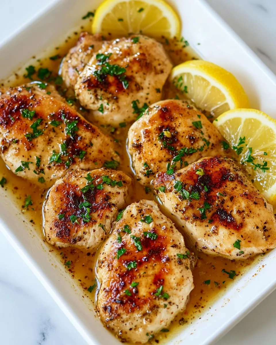 Easy Lemon Pepper Chicken dish photo