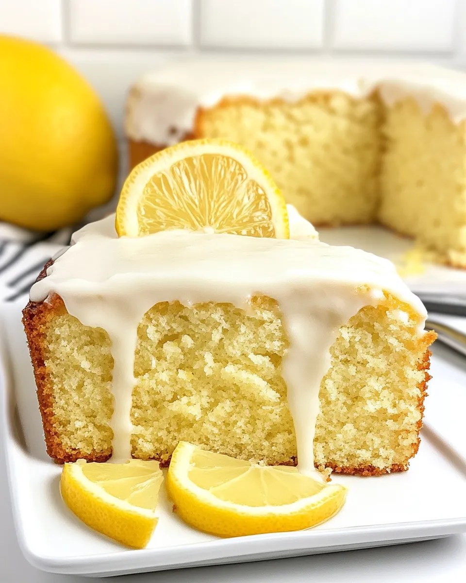 Homemade Lemon Pound Cake photo