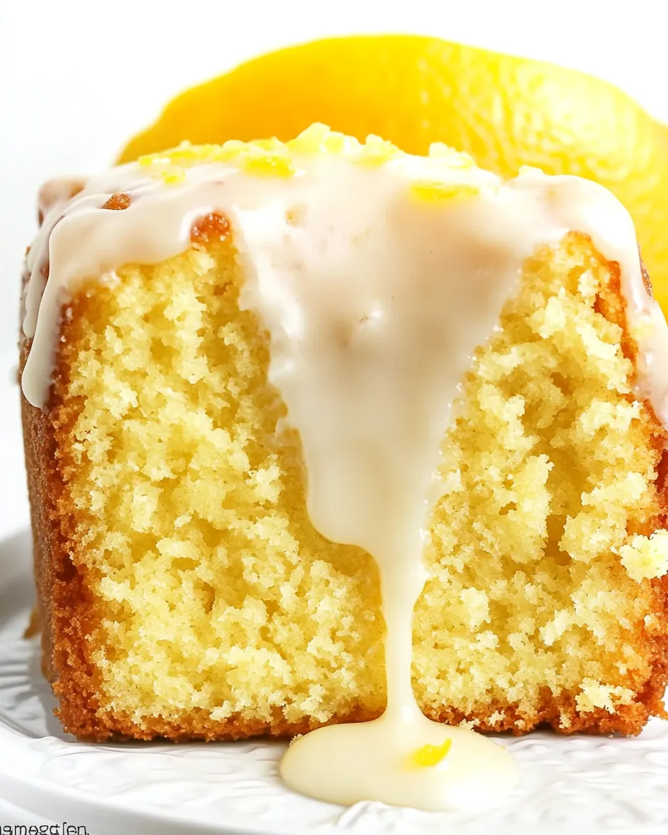 Easy Lemon Pound Cake recipe photo