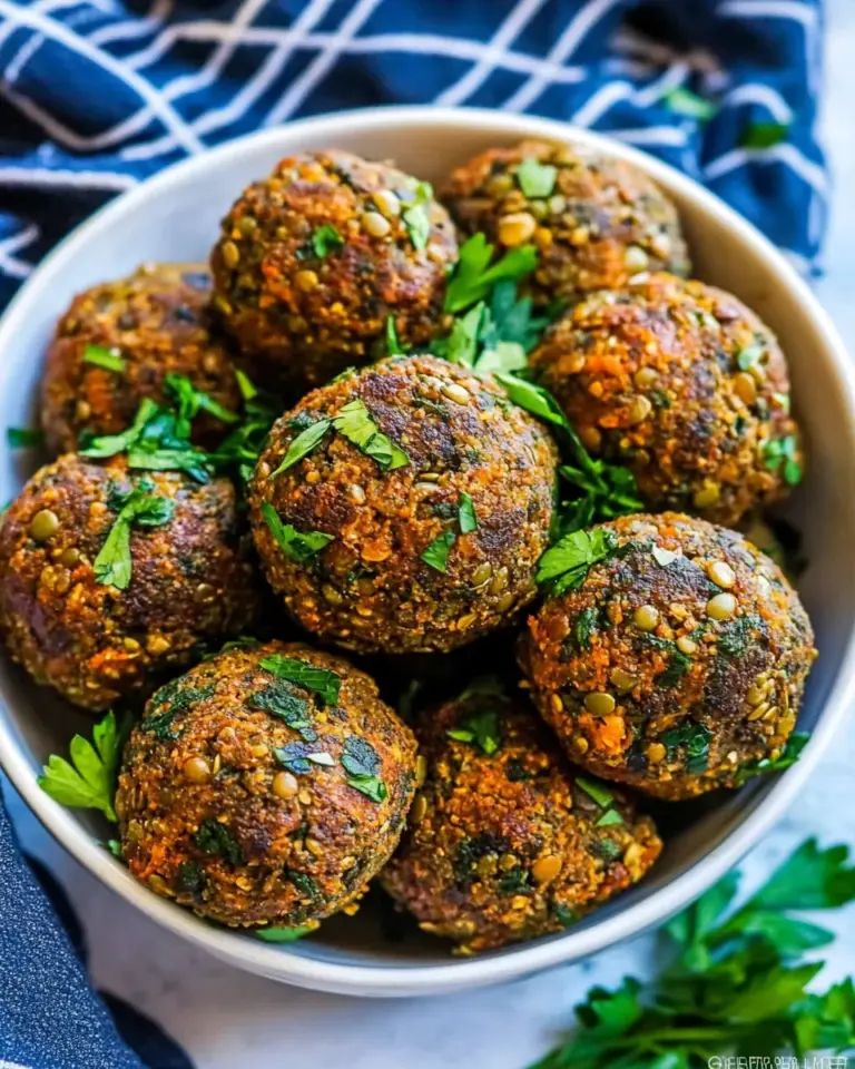 Homemade Lentil Meatballs recipe photo