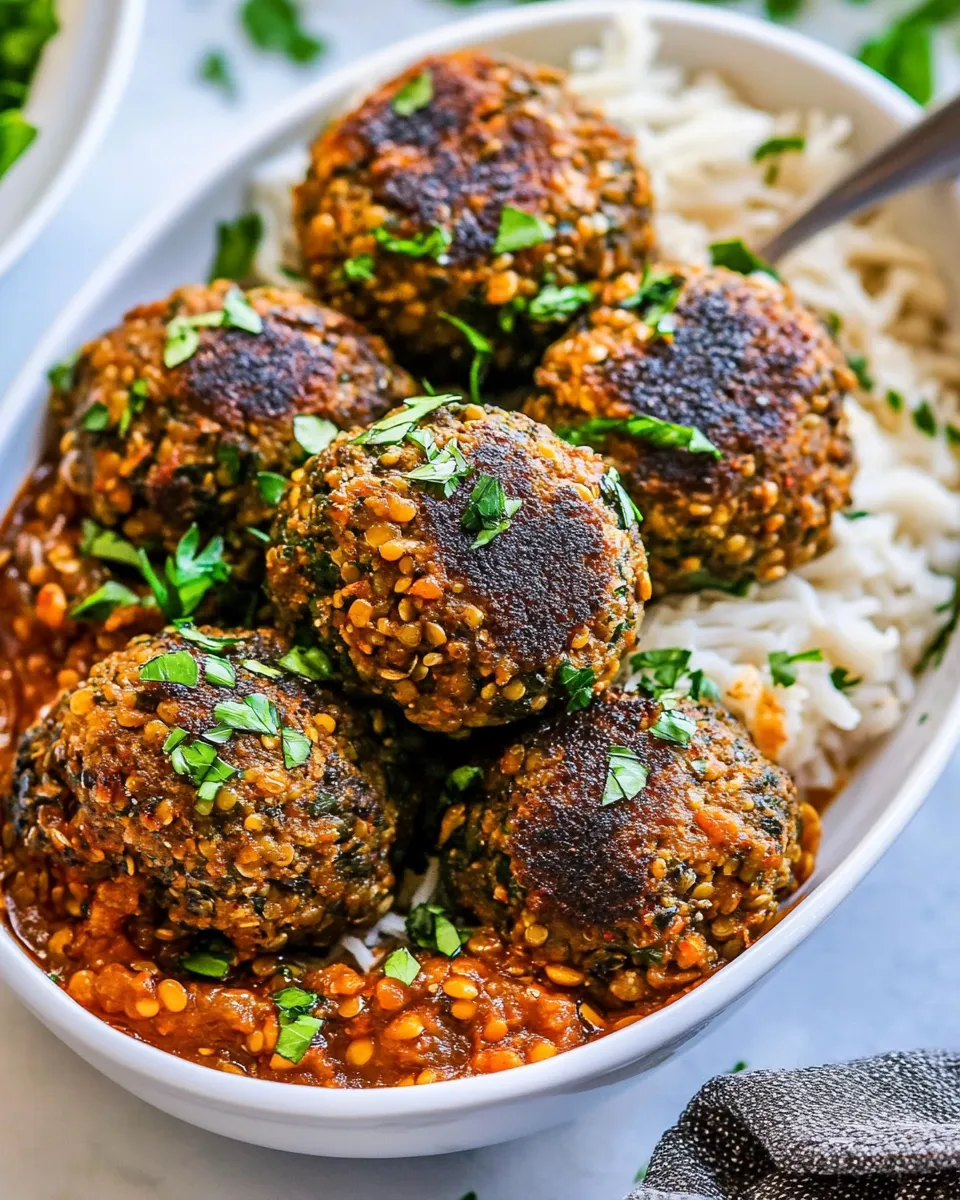 Classic Lentil Meatballs dish photo