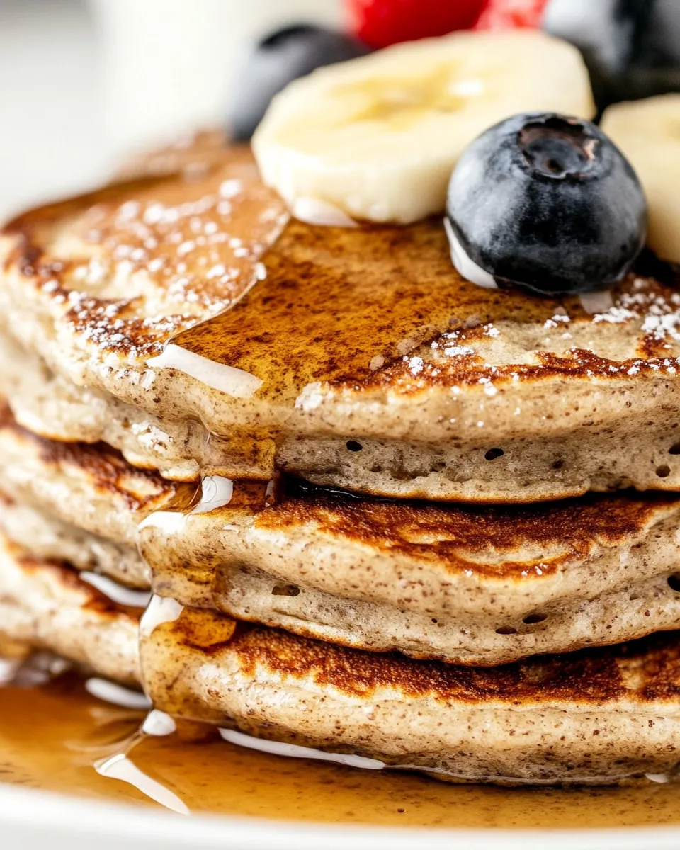 Delicious Light and Fluffy Buckwheat Pancakes shot