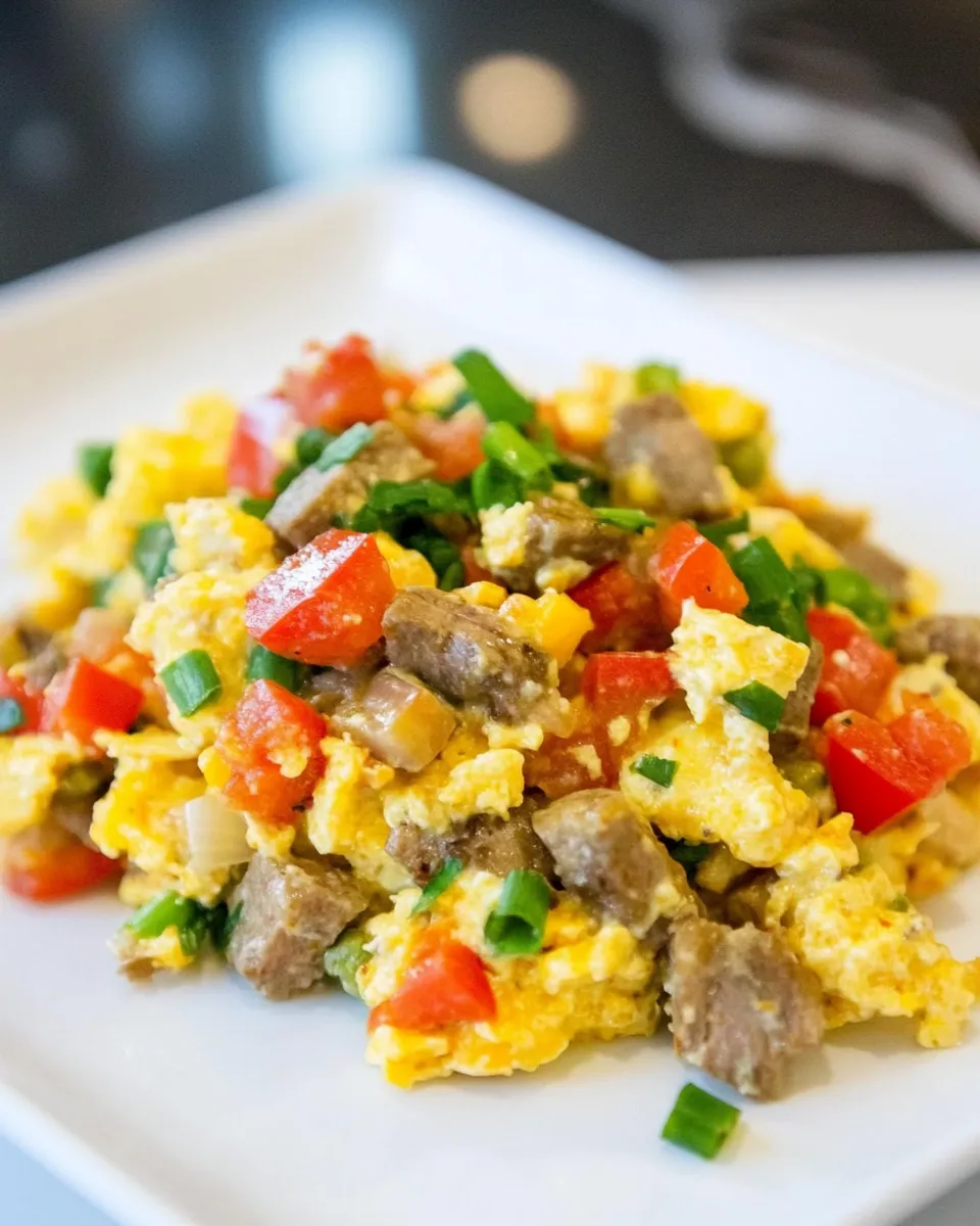 Homemade Loaded Southwestern Scramble recipe photo