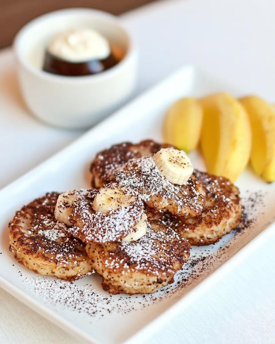 Homemade Low Fat Banana Fritters photo