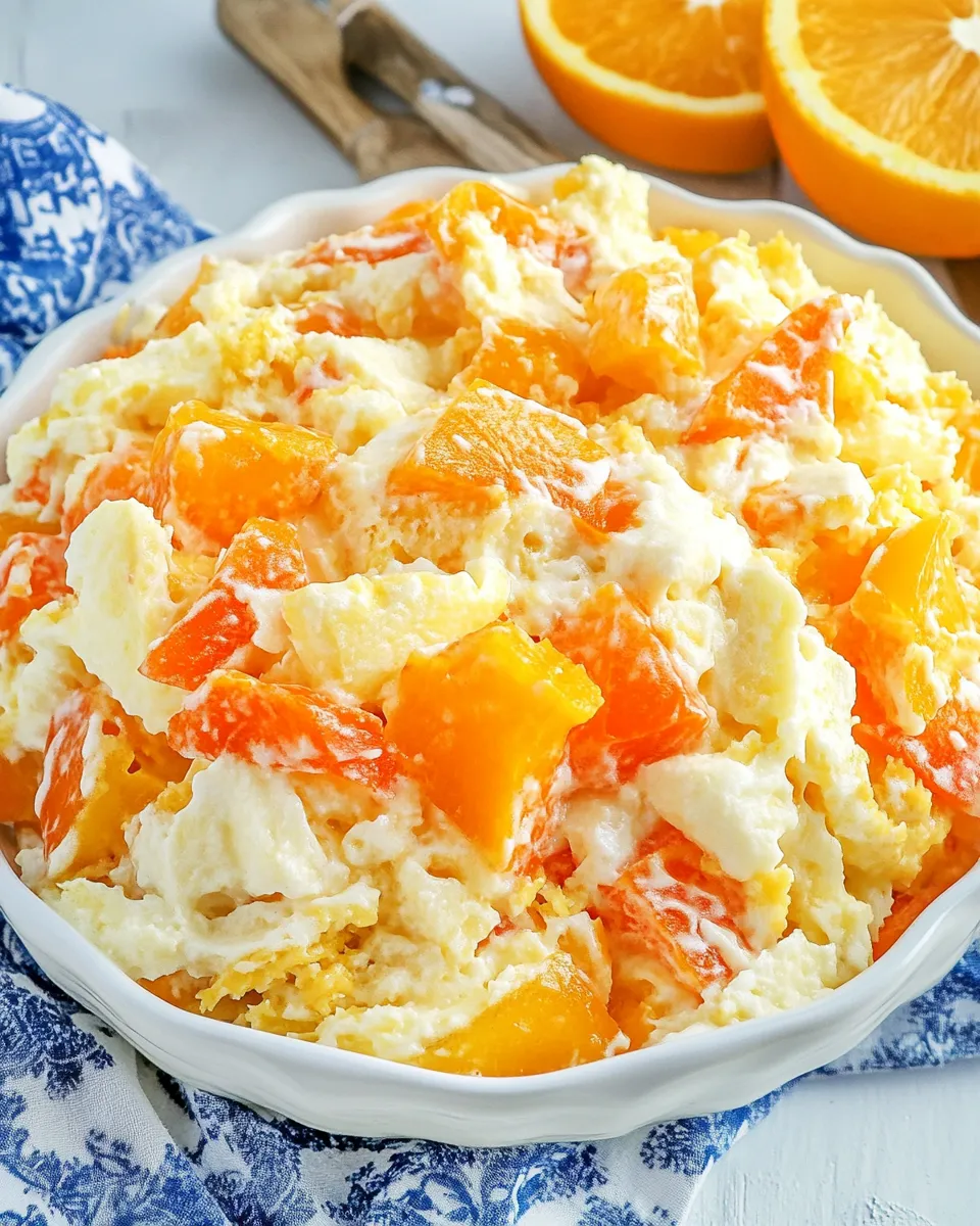 Classic Lubys Ambrosia Salad (Easy Copycat Recipe) recipe image