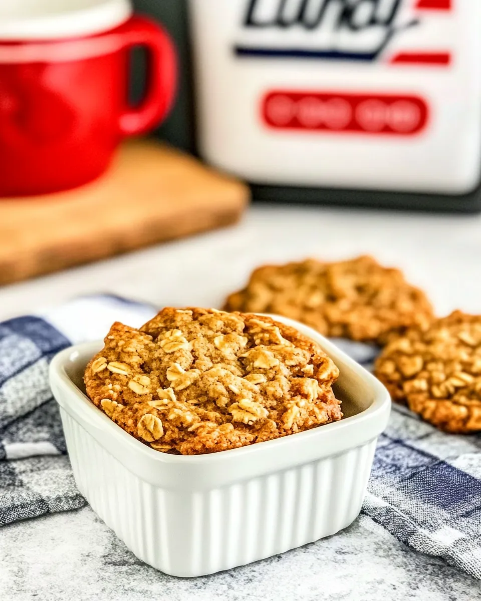 Delicious Lunch Lady Oatmeal Cookies dish photo