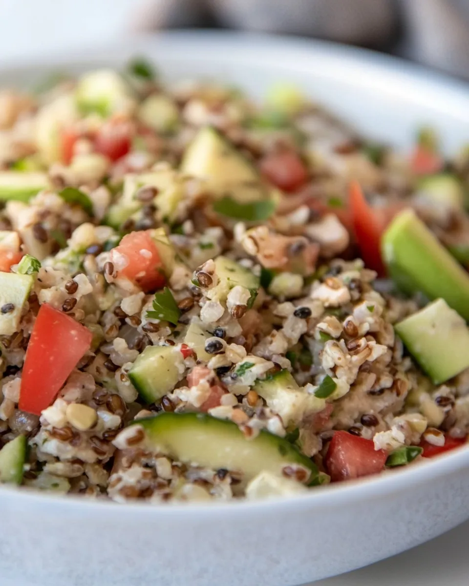 Classic Macro Friendly Grain Salad dish photo