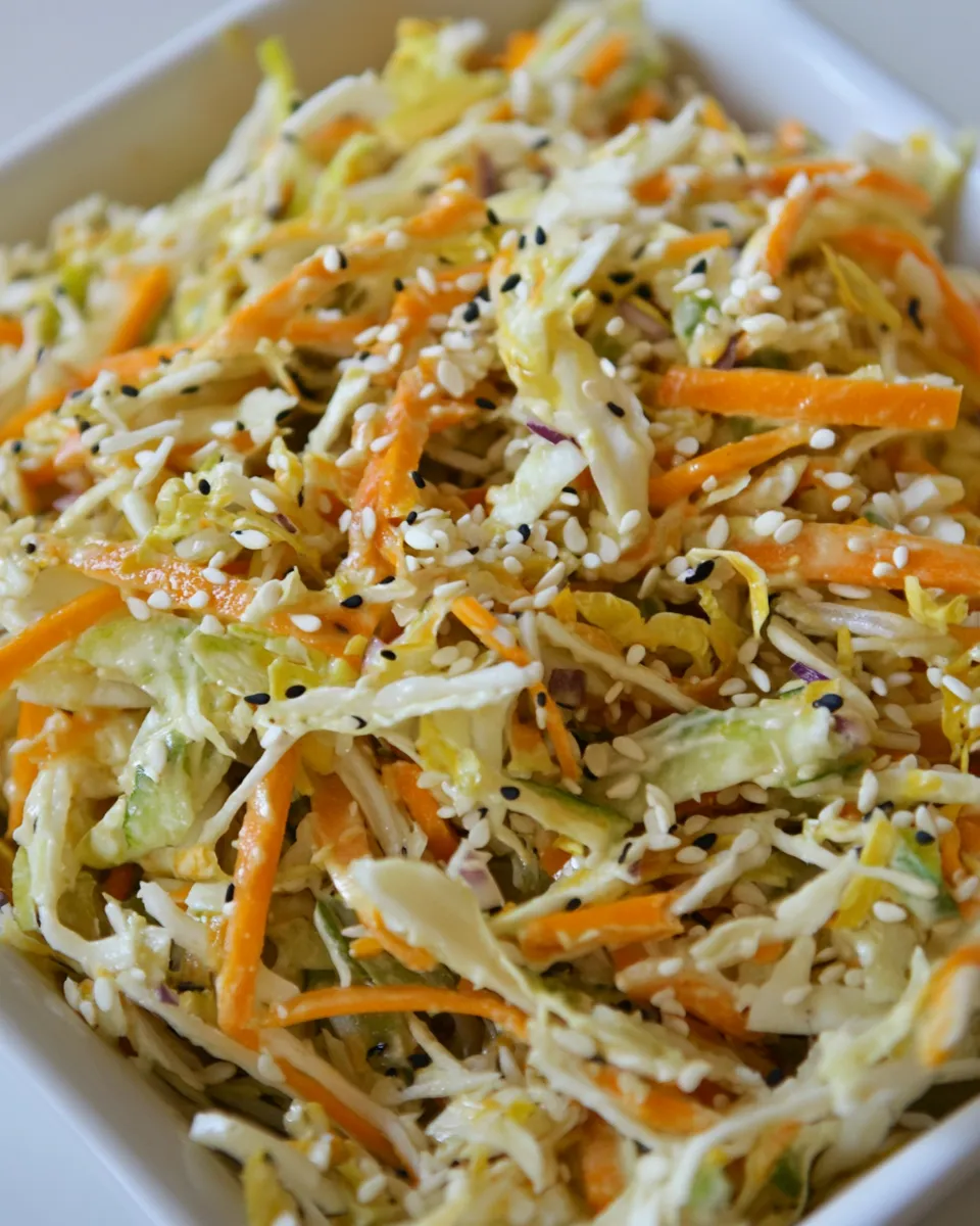 Easy Macro Friendly Sesame Ginger Salad recipe photo