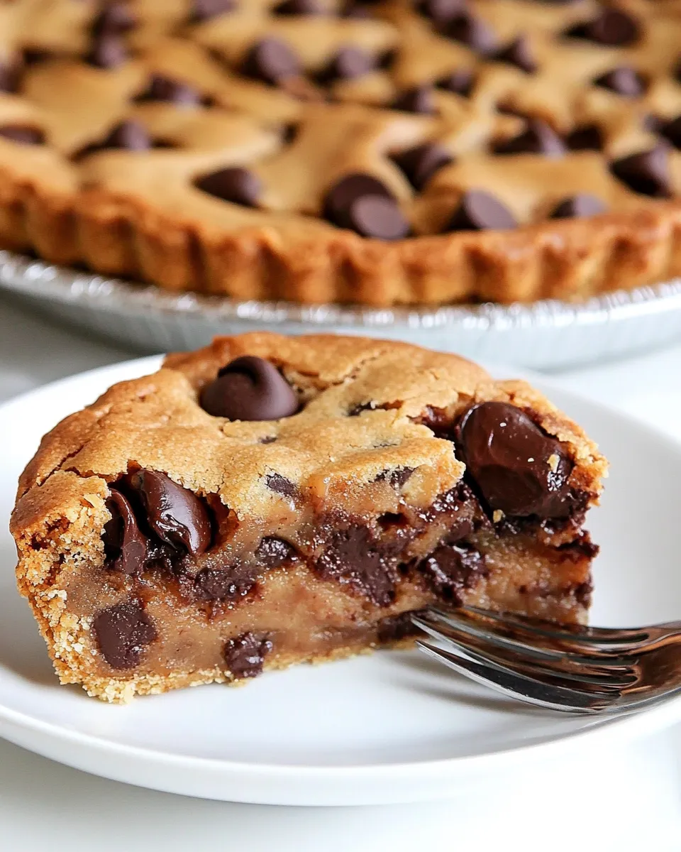Classic Makeout Chocolate Chip Cookie Pie image