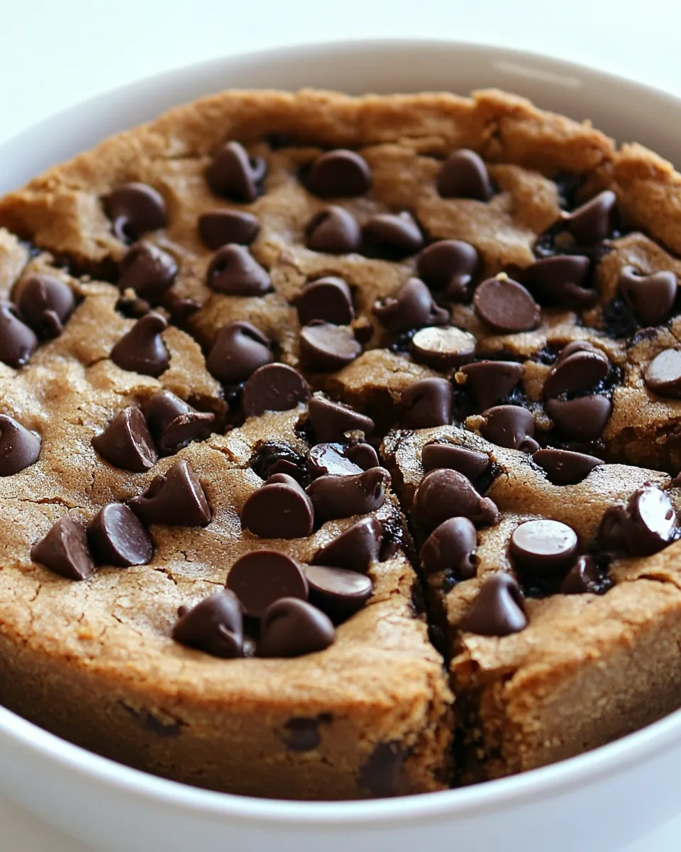 Delicious Makeout Chocolate Chip Cookie Pie dish photo