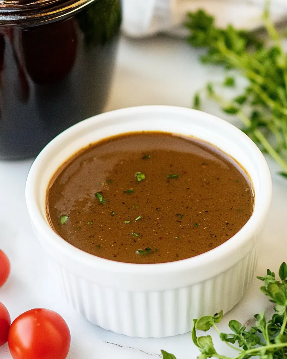 Easy Maple Balsamic Herb Dressing recipe photo