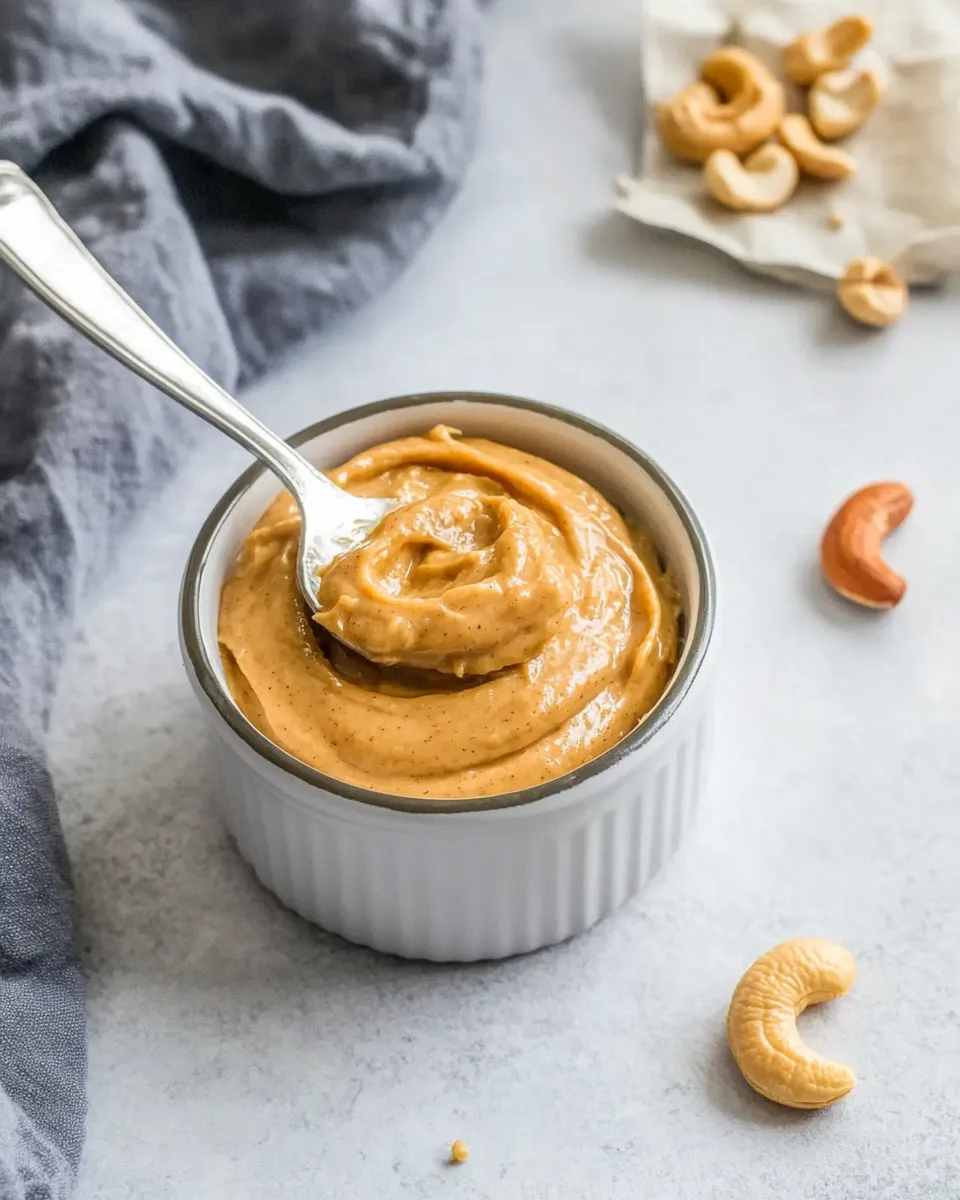 Homemade Maple Vanilla Cashew Butter Recipe photo