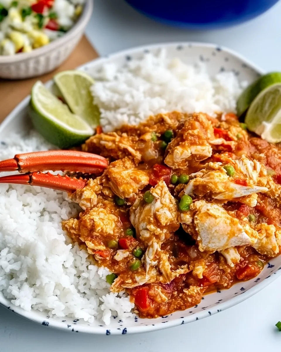 Easy Masa de Cangrejo Guisado (Easy Crabmeat Recipe) dish photo