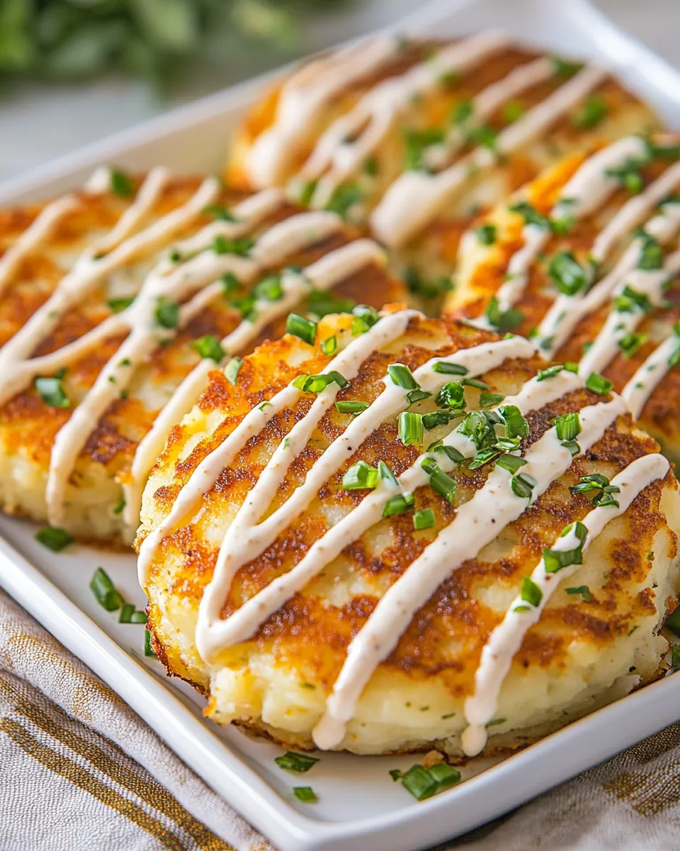 Homemade Mashed Potato Cakes photo