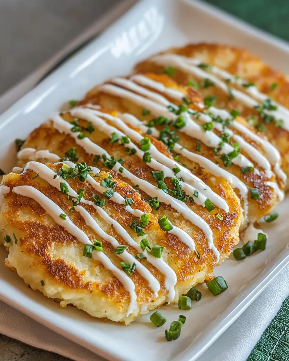 Easy Mashed Potato Cakes recipe photo