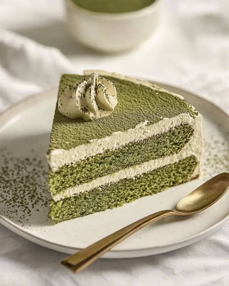 Homemade Matcha Cake photo