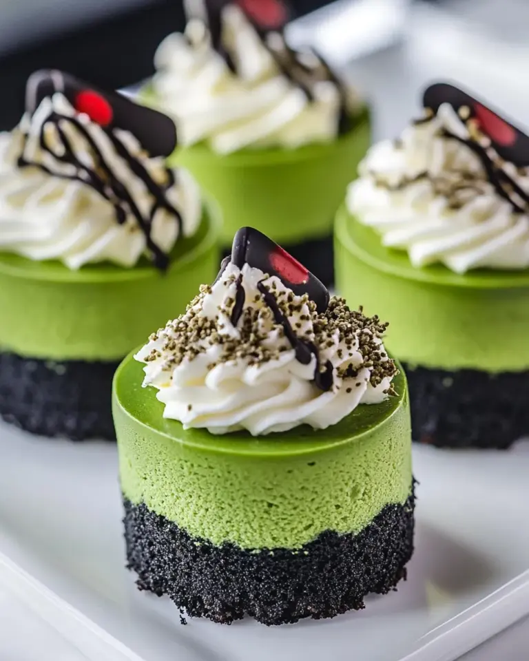 Delicious Matcha Mini Cheesecakes photo