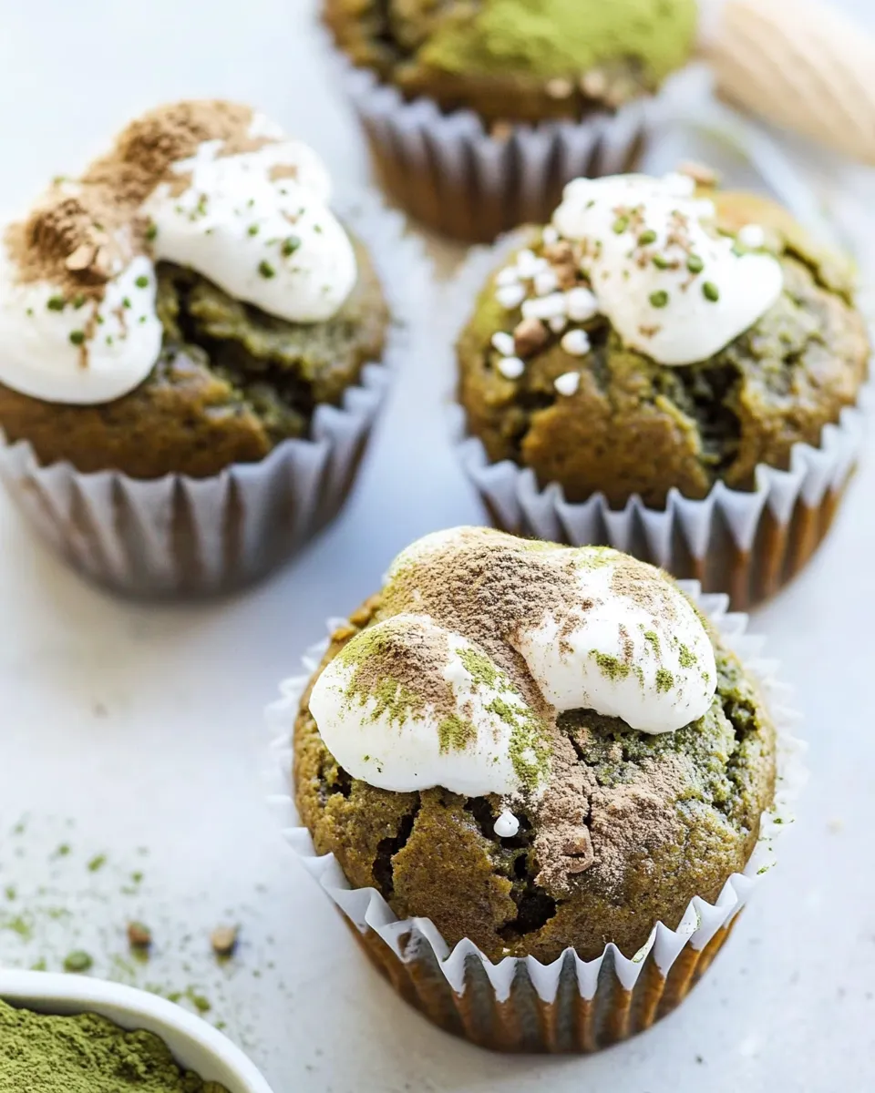 Homemade Matcha Muffins photo
