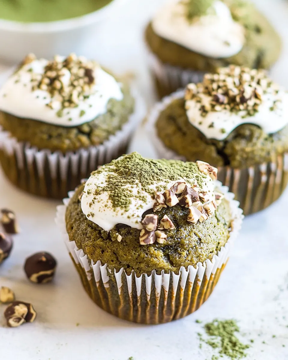 Classic Matcha Muffins recipe image