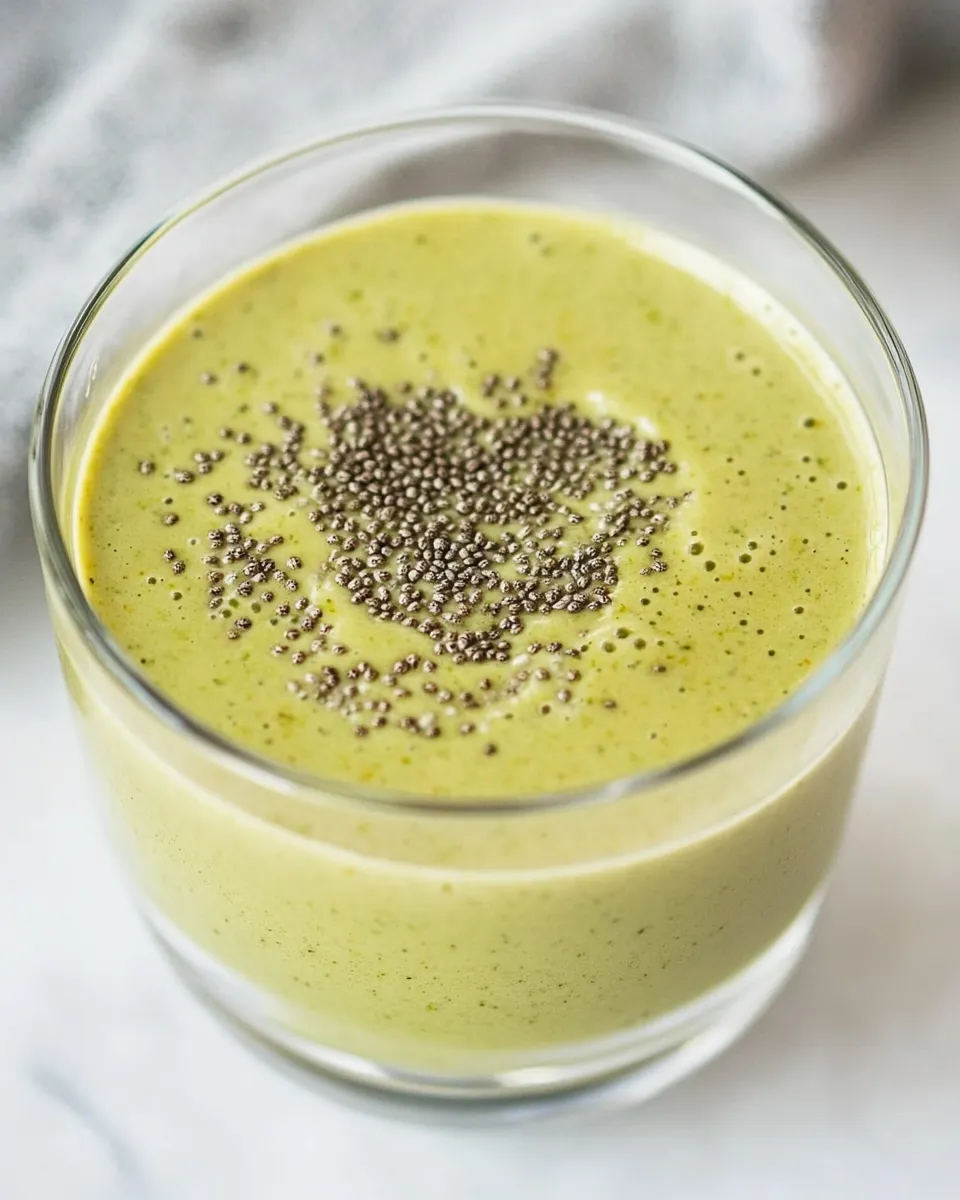 Easy Matcha and Ginger Overnight Breakfast Shake recipe photo