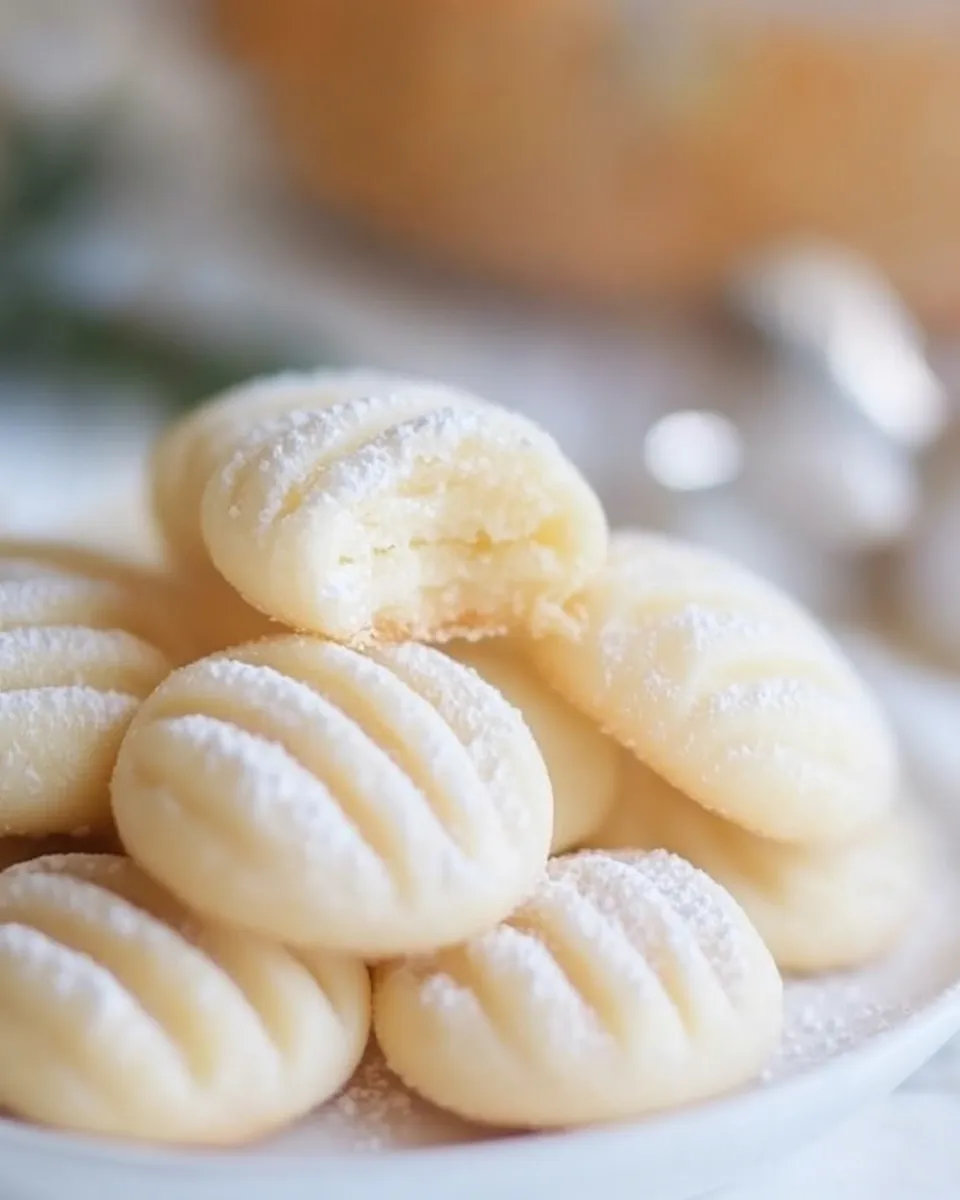 Classic Melting Moments Cookies recipe image