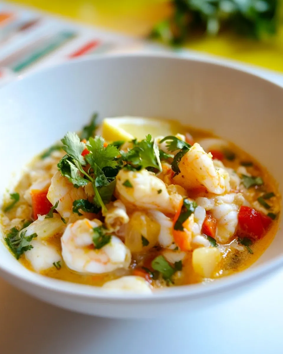 Classic Mexican Seafood Posole image