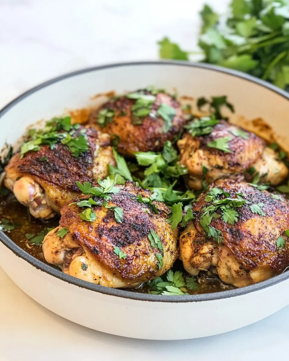 Classic Mexican Style Chicken Thighs image
