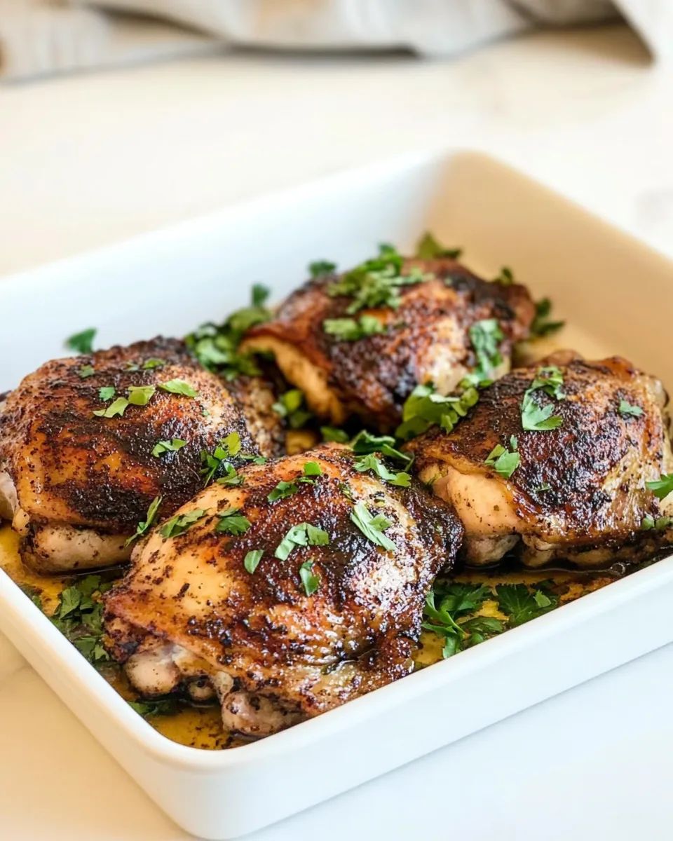 Delicious Mexican Style Chicken Thighs dish photo