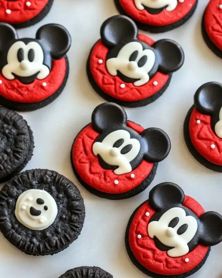 Homemade Mickey Mouse OREOS recipe photo