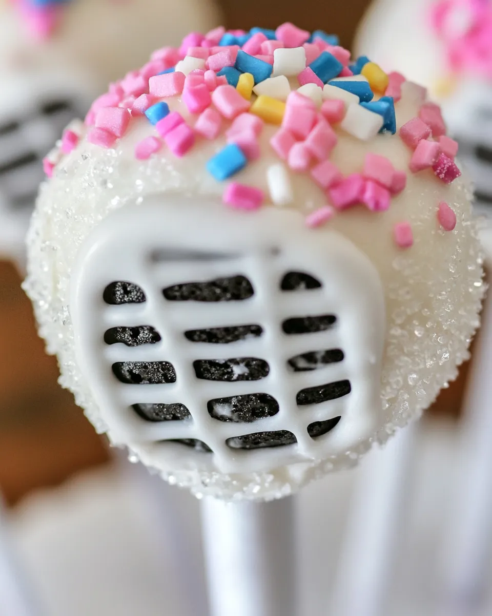 Classic Microphone Cake Pops image
