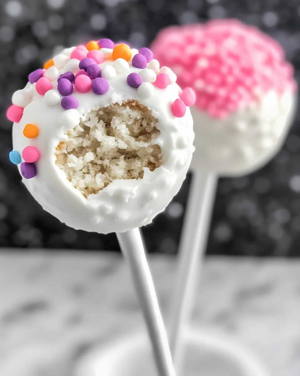 Delicious Microphone Cake Pops food shot