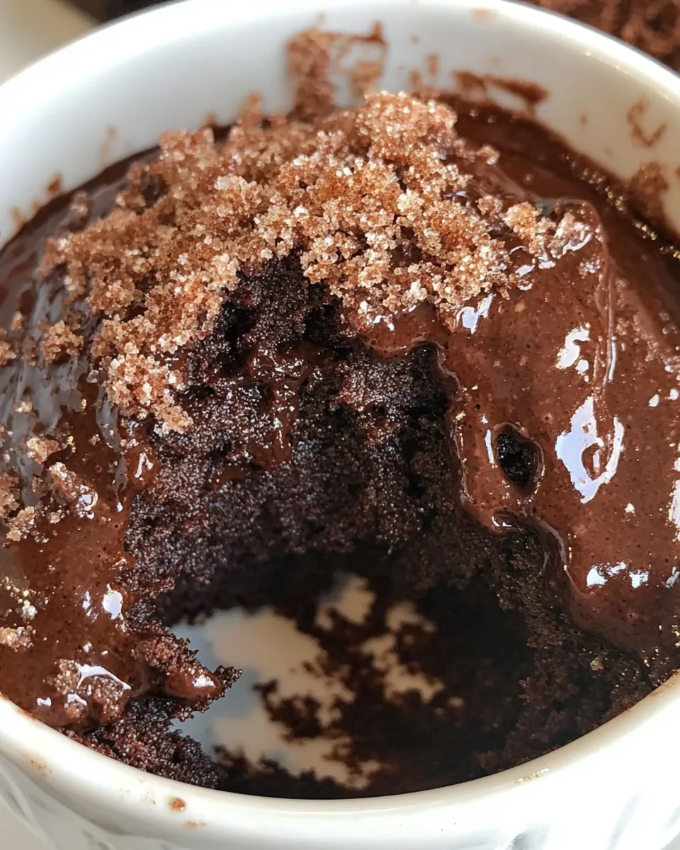 Delicious Microwave Lava Mug Cake (TikTok!) picture